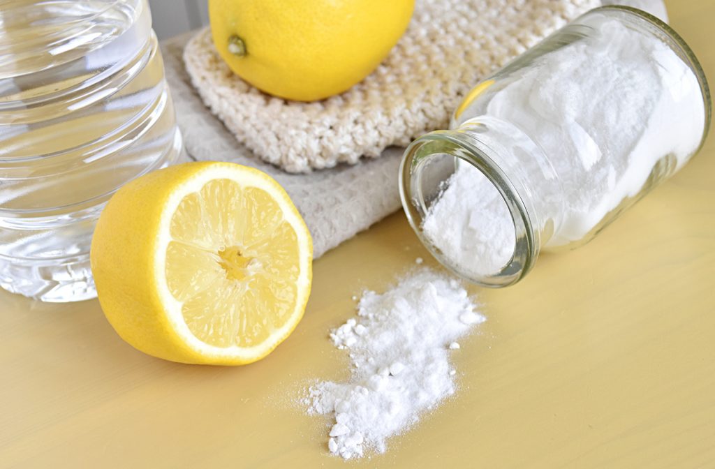 Bicarbonato de sodio con limón
