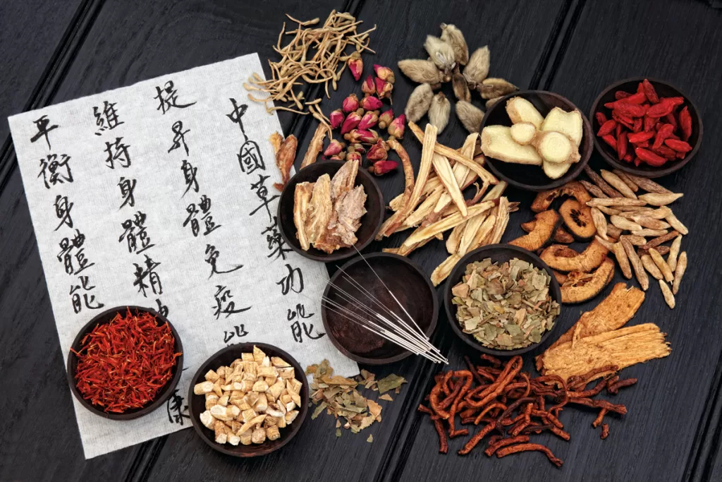 Herbs used in Chinese medicine