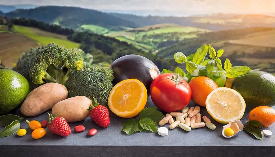 Vitaminas en frutas y verduras